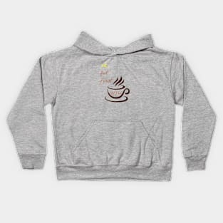 OK But First Coffee T-Shirts. Kids Hoodie